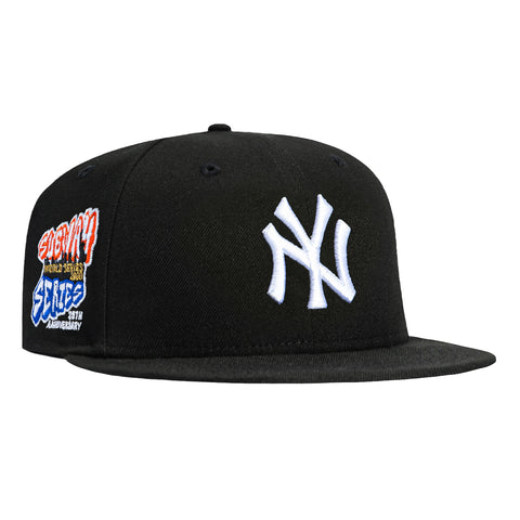 New Era 59Fifty New York Yankees 25th Anniversary Subway Series Patch Hat - Black, White New Era