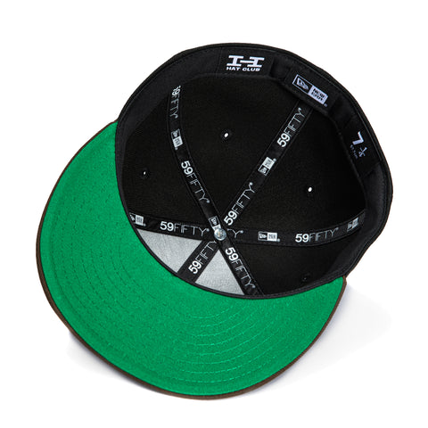 New Era 59Fifty Mexico El Tricolor Mexico Flag Patch Script Snapback Hat - Black, Brown New Era