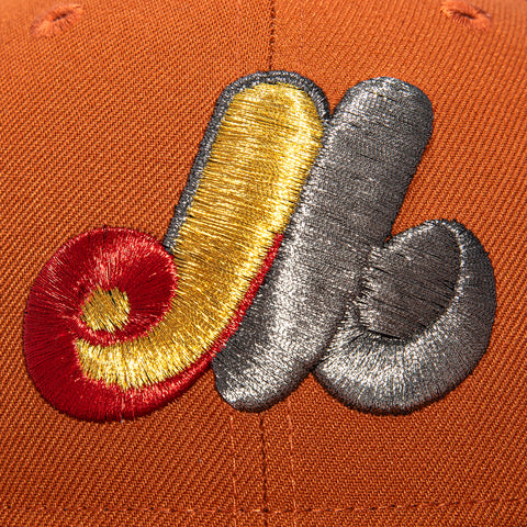 New Era 59Fifty Montreal Expos 1982 All Star Game Patch Hat - Burnt Orange New Era
