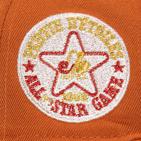 New Era 59Fifty Montreal Expos 1982 All Star Game Patch Hat - Burnt Orange New Era