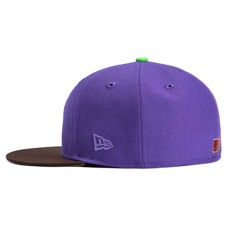New Era 59Fifty Houston Astros 2011 All Star Game Patch 2000 Alternate Hat - Purple, Brown New Era