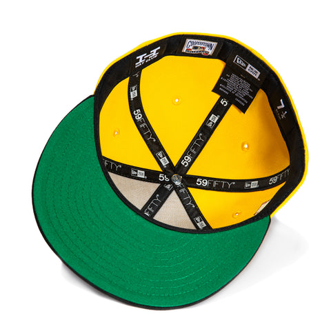 New Era 59Fifty Texas Rangers 40th Anniversary Patch 1982 Hat - Yellow, Black New Era