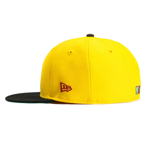 New Era 59Fifty Texas Rangers 40th Anniversary Patch 1982 Hat - Yellow, Black New Era