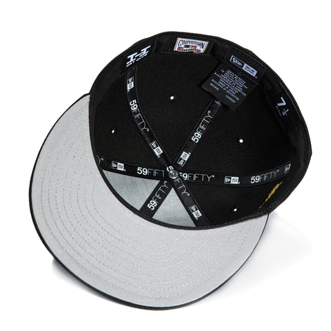 New Era 59Fifty Los Angeles Dodgers 1988 World Series Patch Wood Hat - Black, Brown New Era