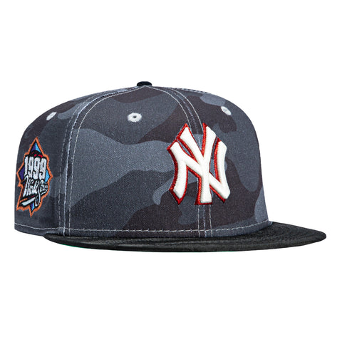 New Era 59Fifty New York Yankees 1999 World Series Patch Hat - Camo Grey, Camo Black New Era