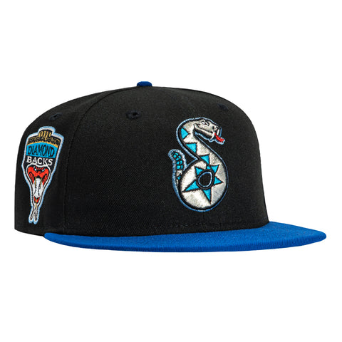 New Era 59Fifty Tucson Sidewinders Inaugural Patch Light Blue UV Hat - Black, Royal New Era