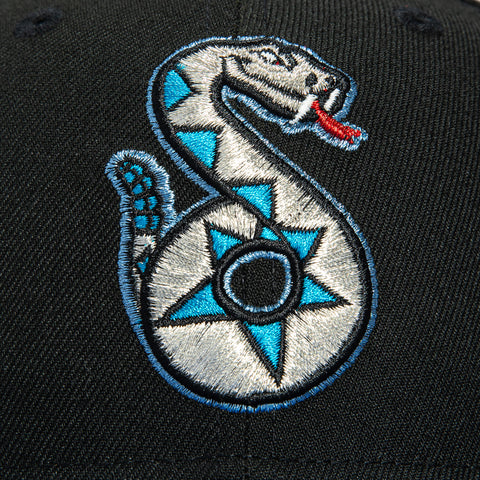 New Era 59Fifty Tucson Sidewinders Inaugural Patch Light Blue UV Hat - Black, Royal New Era
