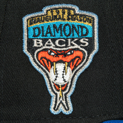 New Era 59Fifty Tucson Sidewinders Inaugural Patch Light Blue UV Hat - Black, Royal New Era