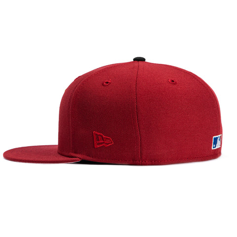 New Era 59Fifty Arizona Diamondbacks Inaugural Patch Upside Down Pink UV Hat - Brick, Cardinal New Era