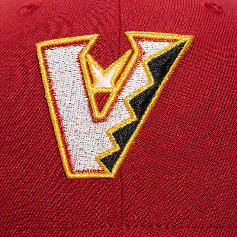 New Era 59Fifty Arizona Diamondbacks Inaugural Patch Upside Down Pink UV Hat - Brick, Cardinal New Era