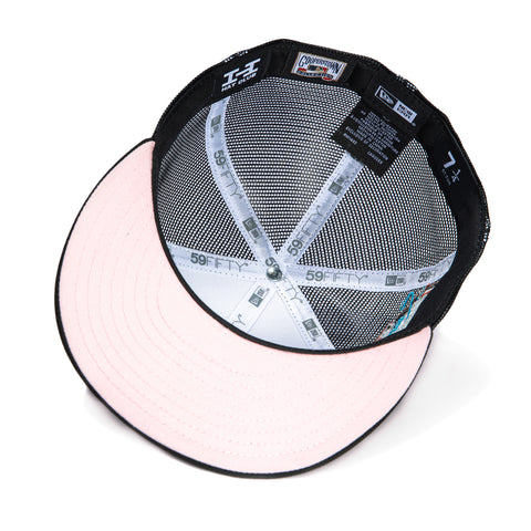 New Era 59Fifty Boston Red Sox 1999 All Star Game Patch Rail Pink UV Hat - White, Black New Era