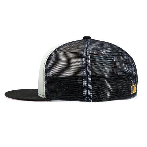 New Era 59Fifty Boston Red Sox 1999 All Star Game Patch Rail Pink UV Hat - White, Black New Era