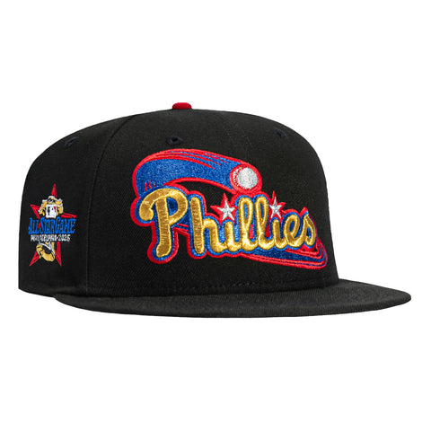 New Era 59Fifty Philadelphia Phillies 2026 All Star Game Patch 1998 Hat - Black, Metallic Gold, Royal, Red New Era