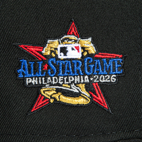 New Era 59Fifty Philadelphia Phillies 2026 All Star Game Patch 1998 Hat - Black, Metallic Gold, Royal, Red New Era