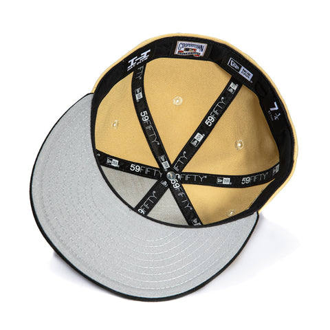 New Era 59Fifty Los Angeles Dodgers 40th Anniversary Patch Hat - Tan, Black, Purple New Era