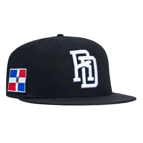 New Era 59Fifty Dominican Republic World Baseball Classic Dominican Republic Flag Patch Hat - Navy New Era