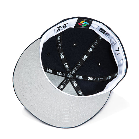 New Era 59Fifty Dominican Republic World Baseball Classic Dominican Republic Flag Patch Hat - Navy New Era