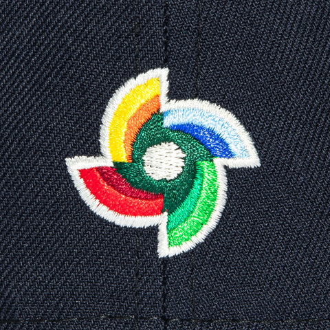 New Era 59Fifty Dominican Republic World Baseball Classic Dominican Republic Flag Patch Hat - Navy New Era