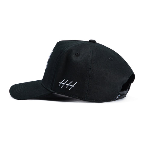Huega House Eclipse Snapback Hat - Black Huega House
