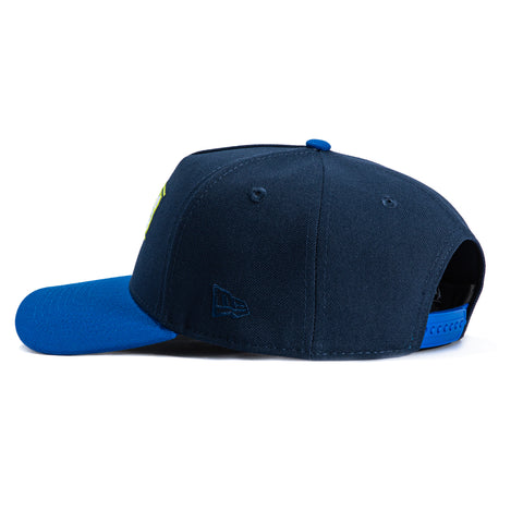 New Era 9Forty A-Frame Dallas Wings Paige Bueckers Logo Patch Word Snapback Hat - Navy, Royal New Era