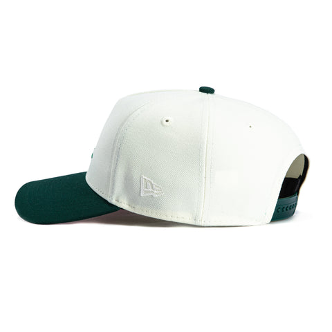 New Era 9Forty A-Frame Los Angeles Dodgers Rose Snapback Pink UV Hat - White, Green New Era