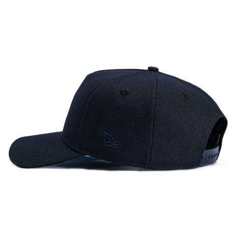 New Era 9Forty A-Frame New York Yankees Rose Light Blue UV Snapback Hat - Navy, Light Blue New Era