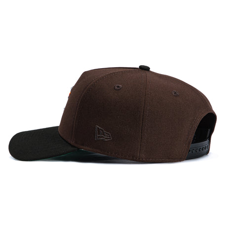 New Era 9Forty A-Frame Houston Astros Cow Snapback Hat - Brown, Black
