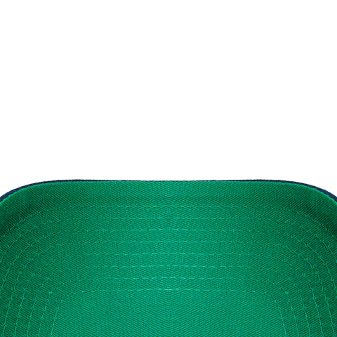 New Era 9Forty A-Frame Houston Astros 2017 World Series Patch Upside Down Word 'Stros Snapback Hat - White, Navy New Era