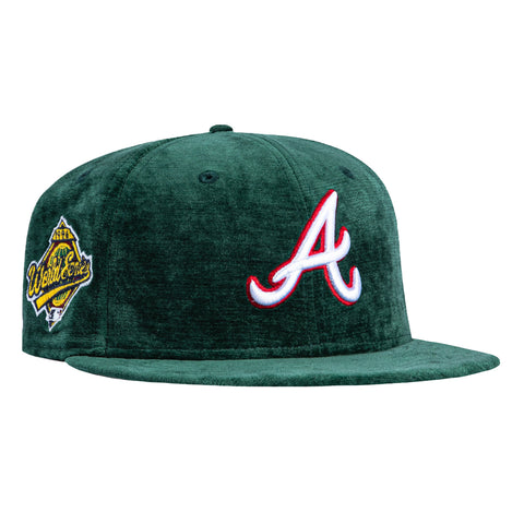 New Era 59Fifty Holiday Party Atlanta Braves 1995 World Series Patch Hat - Green New Era