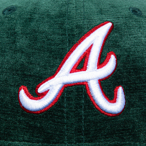 New Era 59Fifty Holiday Party Atlanta Braves 1995 World Series Patch Hat - Green New Era