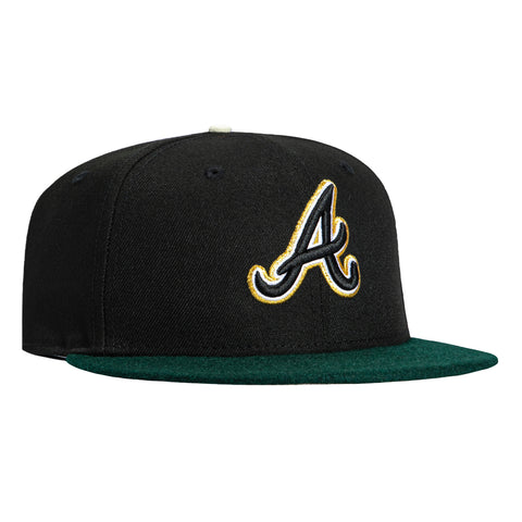 New Era 59Fifty 8-Ball Atlanta Braves Hat - Black, Green
