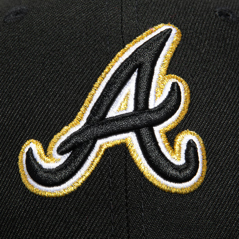 New Era 59Fifty 8-Ball Atlanta Braves Hat - Black, Green