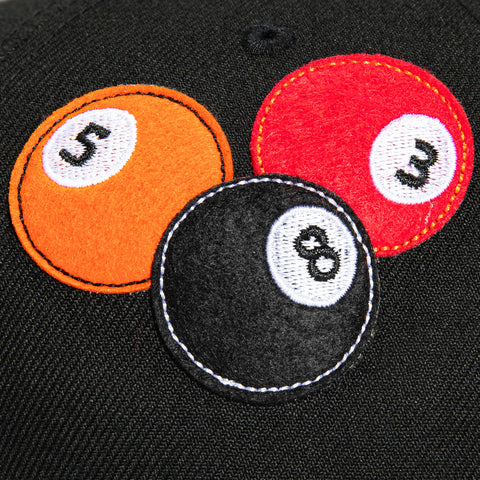 New Era 59Fifty 8-Ball Atlanta Braves Hat - Black, Green