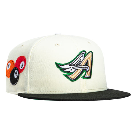 New Era 59Fifty 8-Ball Los Angeles Angels 1997 Hat - White, Black