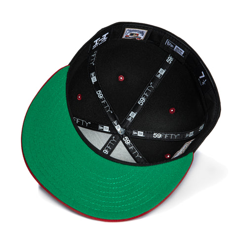 New Era 59Fifty Holiday Party Arizona Diamondbacks Inaugural Patch D Hat - Black, Sedona Red New Era