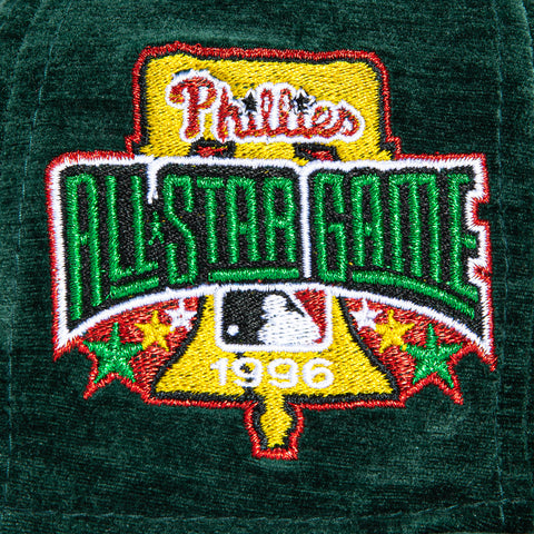 New Era 59Fifty Holiday Party Philadelphia Phillies 1996 All Star Game Patch Hat - Green New Era