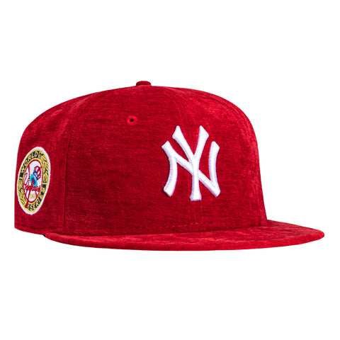 New Era 59Fifty Holiday Party New York Yankees 1949 World Series Patch Hat - Red New Era