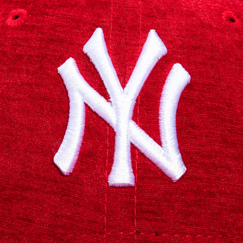 New Era 59Fifty Holiday Party New York Yankees 1949 World Series Patch Hat - Red New Era