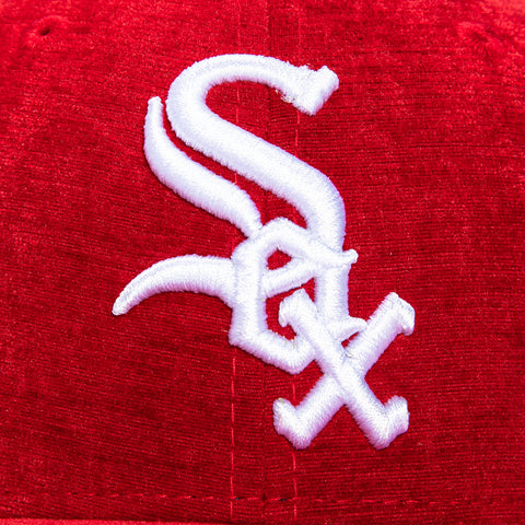 New Era 59Fifty Holiday Party Chicago White Sox 2005 World Series Patch Hat - Red New Era