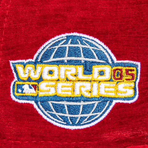 New Era 59Fifty Holiday Party Chicago White Sox 2005 World Series Patch Hat - Red New Era