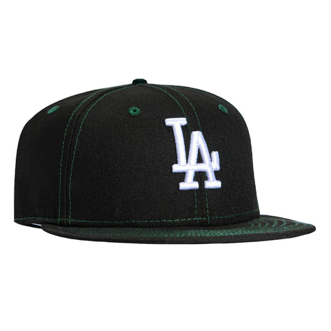 New Era 59Fifty 8-Ball Los Angeles Dodgers Contrast Stitch Hat - Black