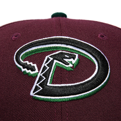 New Era 59Fifty 8-Ball Arizona Diamondbacks Inaugural Patch D Hat - Maroon