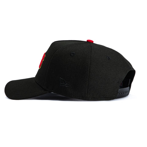 New Era 9Forty A-Frame Rivals San Francisco 49ers Faithful to The Bay Patch Snapback Hat - Black New Era
