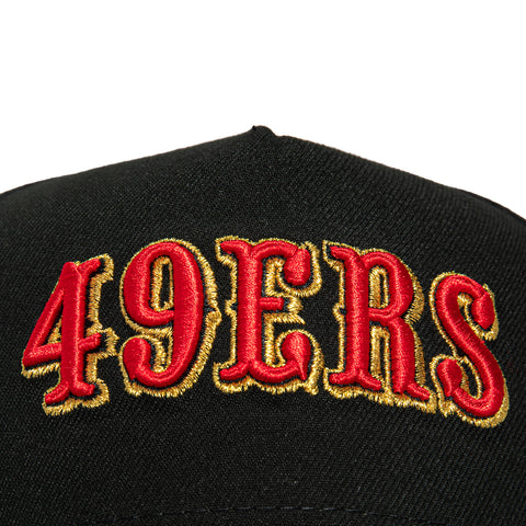 New Era 9Forty A-Frame Rivals San Francisco 49ers Faithful to The Bay Patch Snapback Hat - Black New Era
