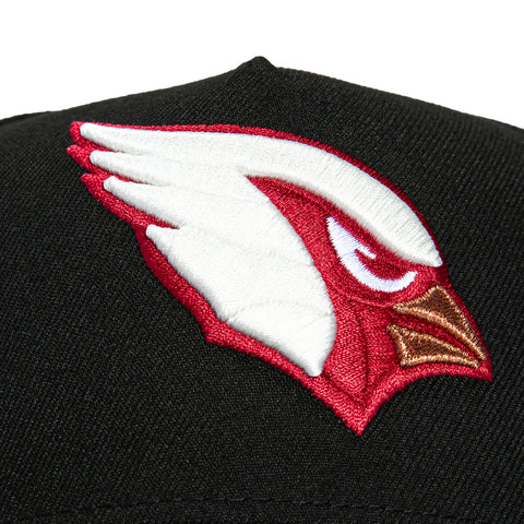 New Era 9Forty A-Frame Rivals Arizona Cardinals State Patch Snapback Hat - Black New Era