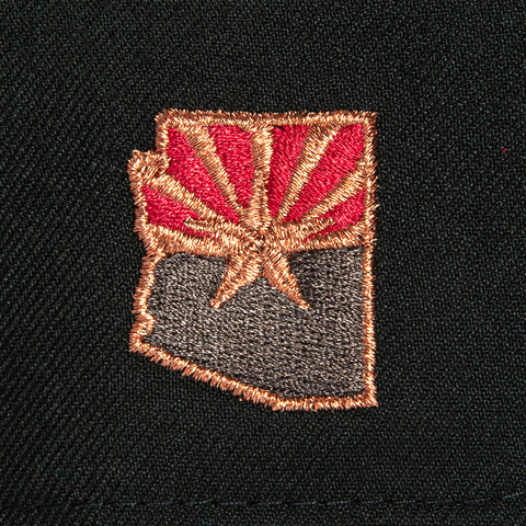 New Era 9Forty A-Frame Rivals Arizona Cardinals State Patch Snapback Hat - Black New Era