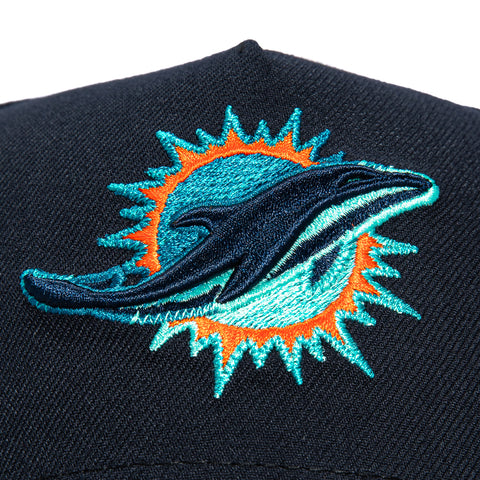 New Era 9Forty A-Frame Miami Dolphins Snapback Hat - Navy, Teal, Black New Era