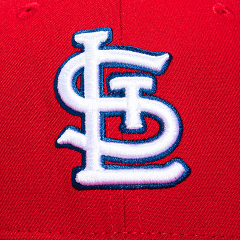 New Era 59Fifty St Louis Cardinals Gold Cooperstown Collection Patch Hat - Red New Era