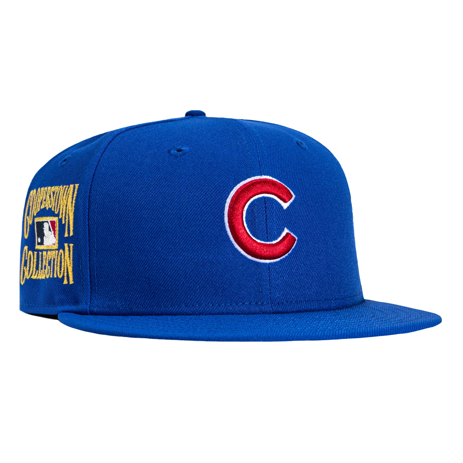 New Era 59Fifty Chicago Cubs Gold Cooperstown Collection Patch Hat