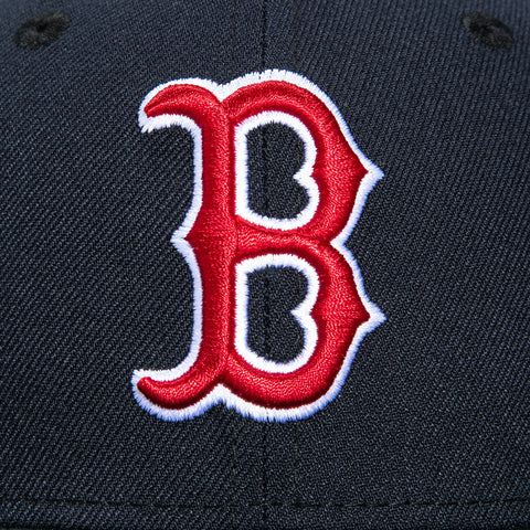 New Era 59Fifty Boston Red Sox Gold Cooperstown Collection Patch Hat - Navy New Era